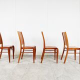 Set of 4 wood dining chairs by Philippe Starck 1989