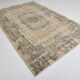 Rug For Living Room Cream Brown Vintage Rug, 209x319Cm
