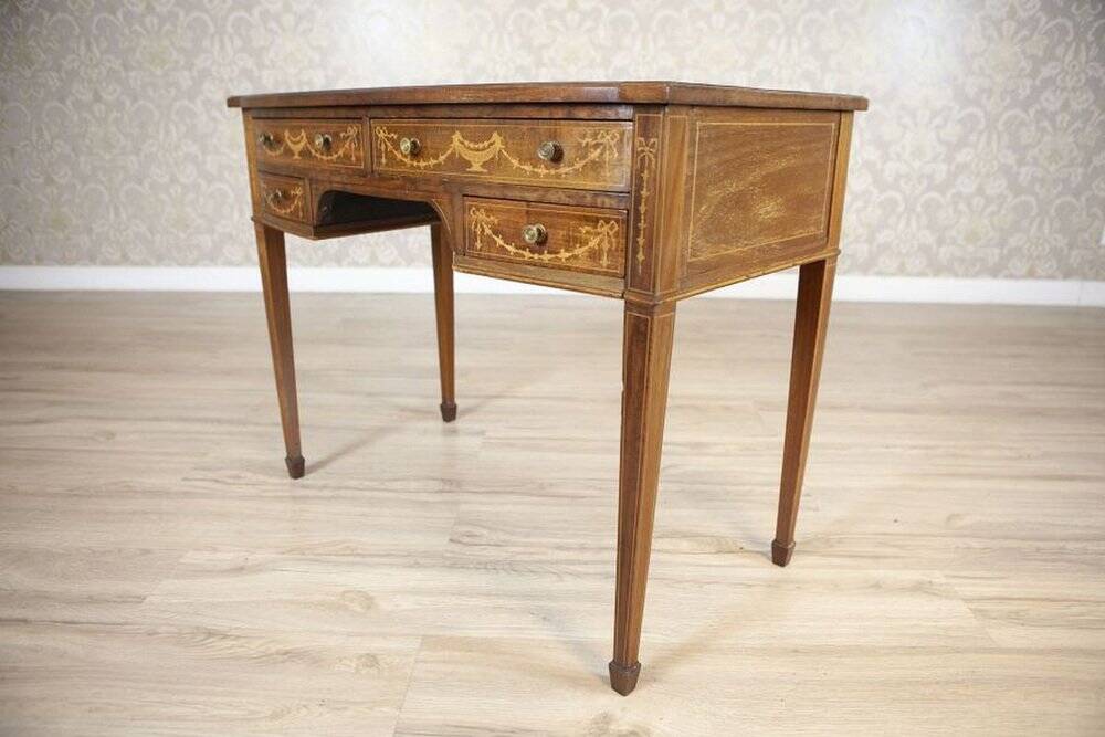 Bureau en bois pour dames par S. & H. Jewell, fin du 19e siècle