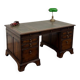 Bureau Chesterfield en cuir vert RAC Classic English