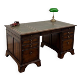 RAC Classic English Chesterfield Desk Green Leather