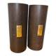 Pair of Menzel Leuchten cylindrical wall lights, brass details, 1990s