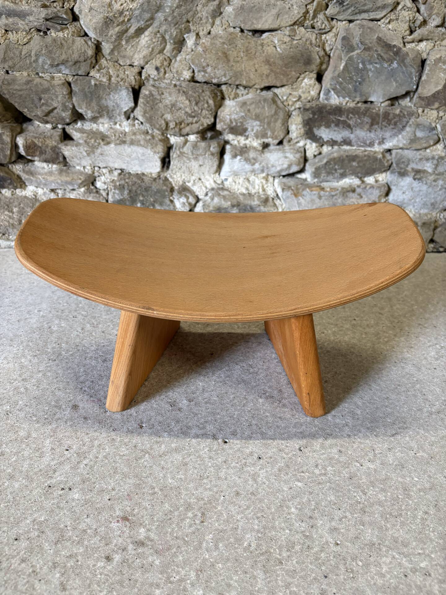 Tabouret de méditation SHOGGI par A. Gaubert, 1980