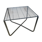 Glass x chrome coffee table
