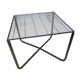 Glass x chrome coffee table