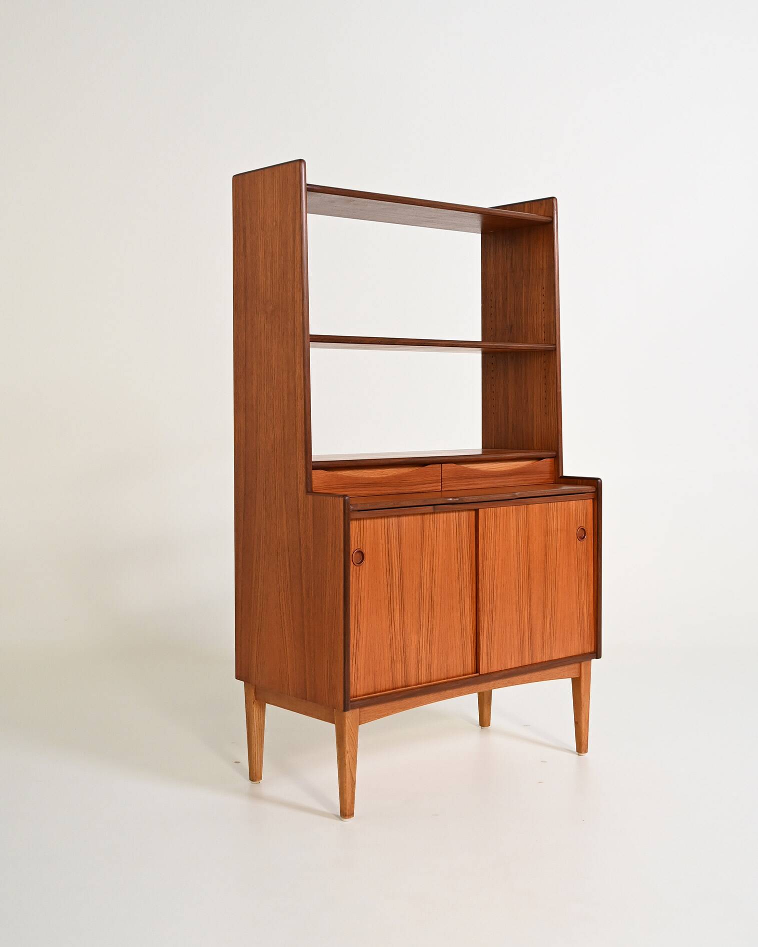 Bookcase with hidden desk by Bräntorps, 1960s