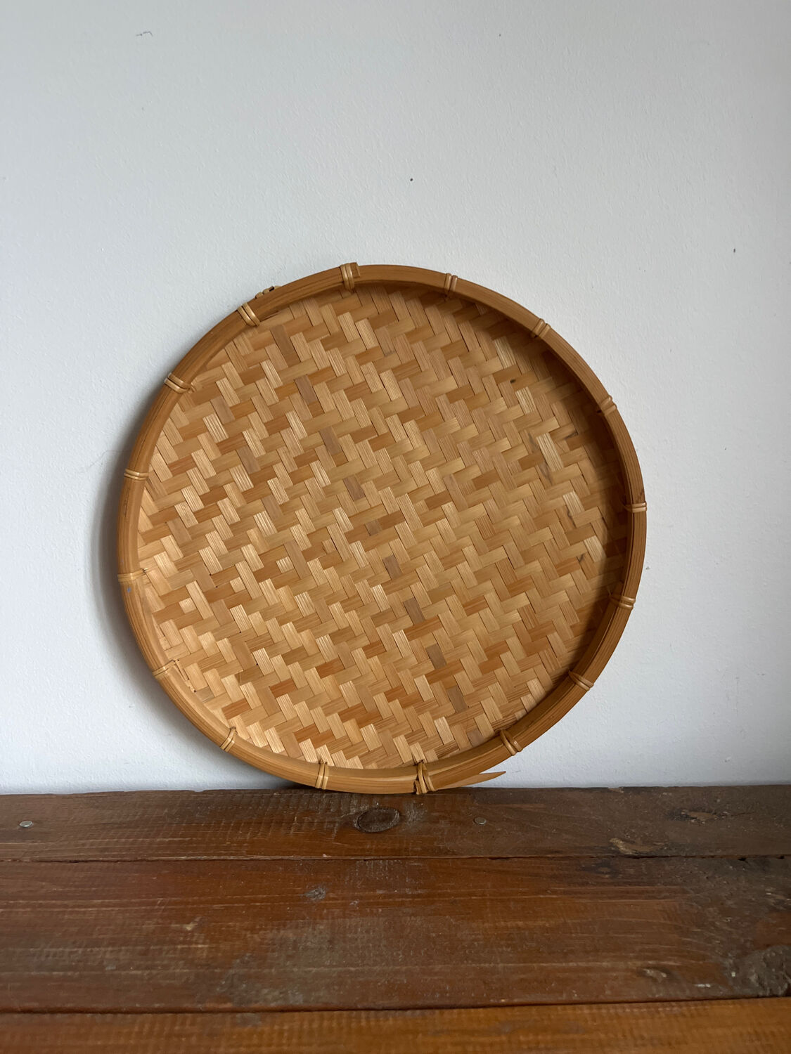Rattan tray