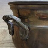 Cache pot en laiton