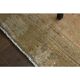 1970s Vintage Turkish Hand-Knotted Wool Cotton Orange Runner Rug 197x613