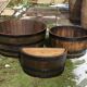 Fauteuil whisky barrel avec spinner