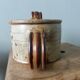 Puisaye stoneware teapot kettle pitcher signed Jean-Pierre Prud'homme