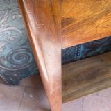 Small walnut console from the Art Deco period