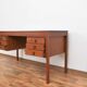 Bureau en teck danois du milieu du siècle de Domino Møbler, années 1960.