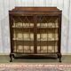 Early 20th century English mahogany display cabinet