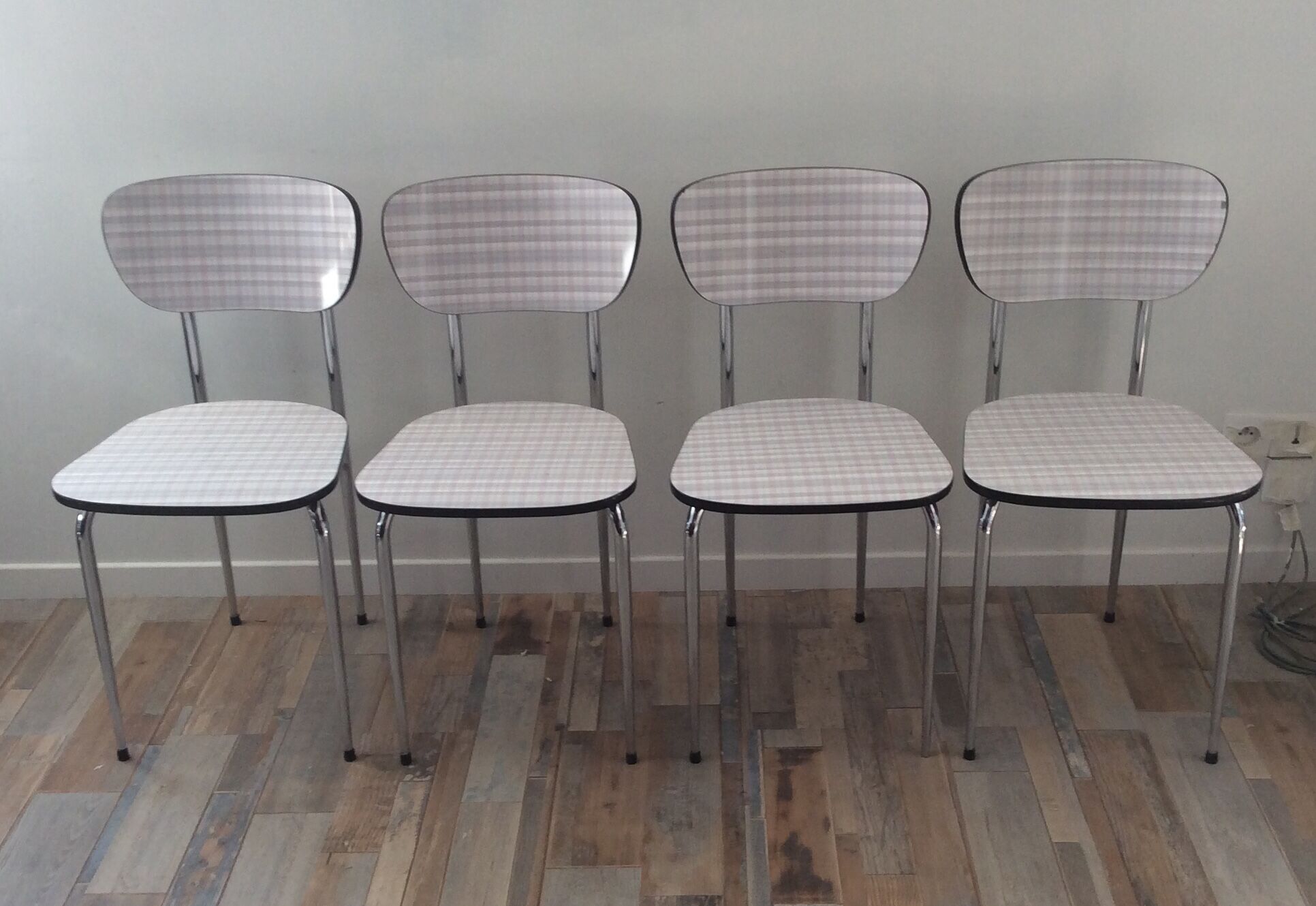 4 Formica chairs from the 60s and 70s