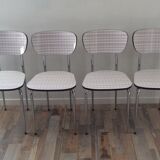 4 Formica chairs from the 60s and 70s
