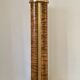 Vintage lamp Roche Bobois brass / wood veneer