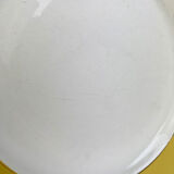 Plat rond jaune doré l’amandinoise 7894