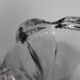 Thick-walled glass vase in Daum style, 1950s