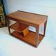 Retro remploy teak & afrormosia drinks trolley hostess trolley, 60s