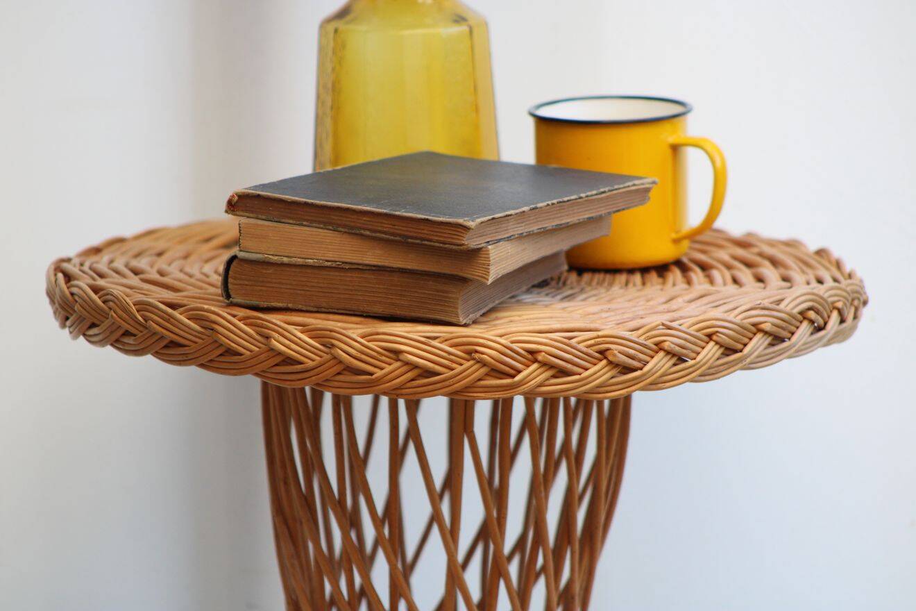Wicker coffee table