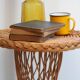Wicker coffee table