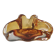 Murano ashtray/pocket tray free organic floral shape. amber tones. dim 17 x 14 cm