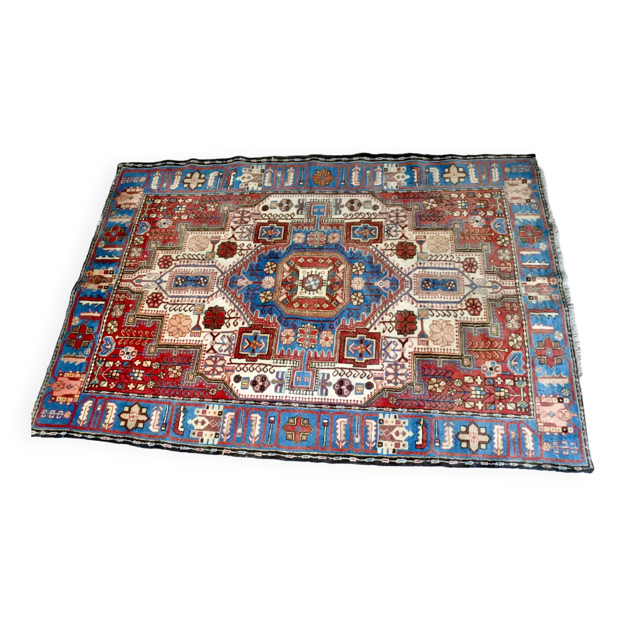 Caucasian Vintage carpet 200x135cm.