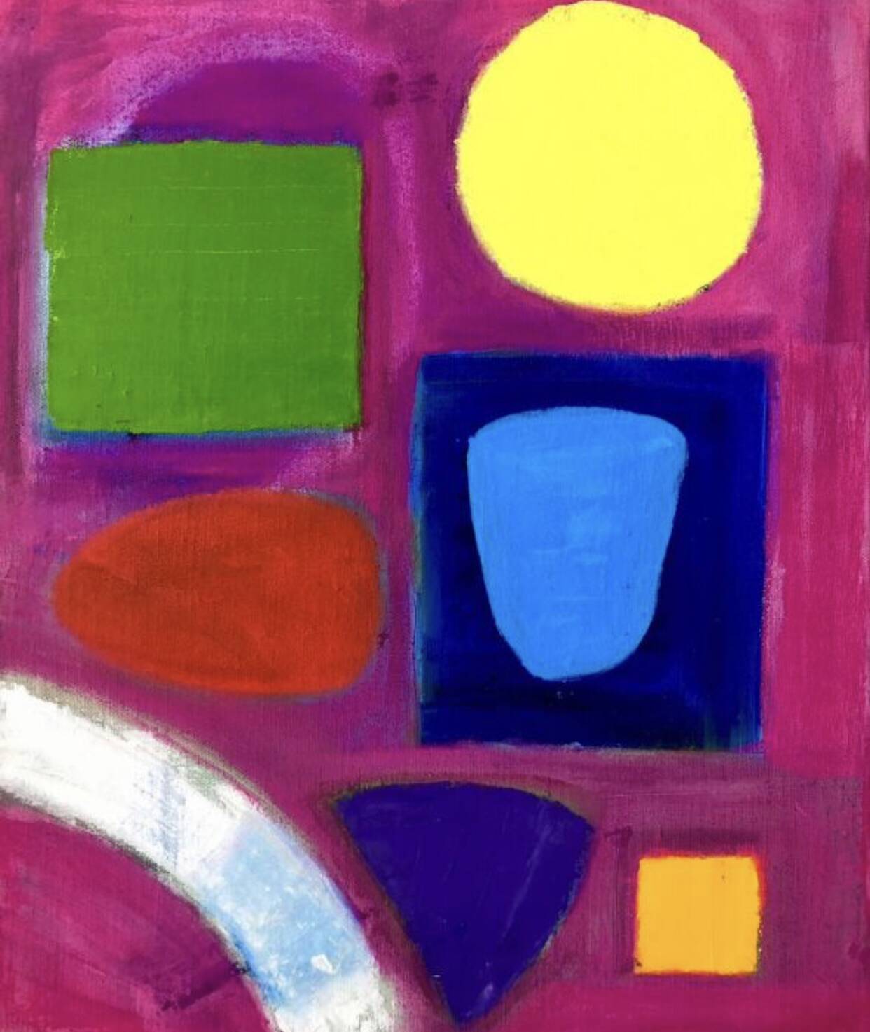 Abstract Pink Painting