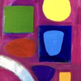 Abstract Pink Painting