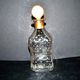 Carafe à liqueur baccarat napoléon iii cristal doré étoile constellation