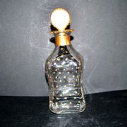 Baccarat liqueur carafe napoléon iii gold crystal star constellation
