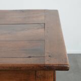 Elegant and subtle antique French dining table made of fruitwood