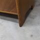 1950s Mid-Century Modern oak armoire with two doors and two drawers.