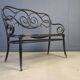 Art nouveau settee no. 2 in bent wood and cane by Thonet Brothers, Austria 1900s