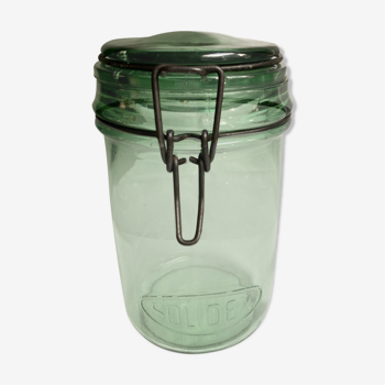 Solidx old glass jar