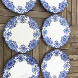 Set of 6 plates Dordrecht BFK Boch