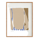 Framed female figure giclee art print 50x70cm