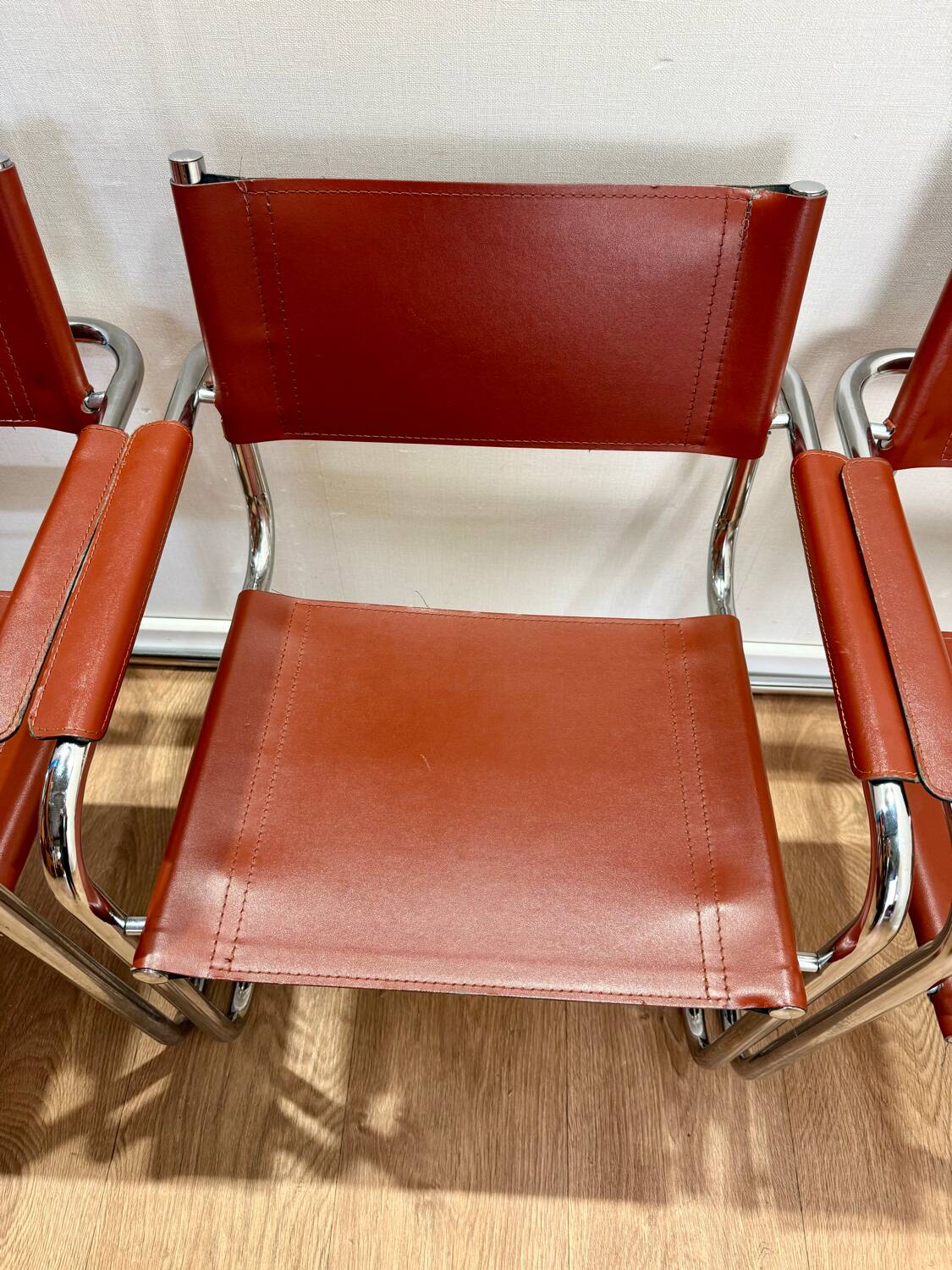 4 S34 armchairs in Marc Stam style