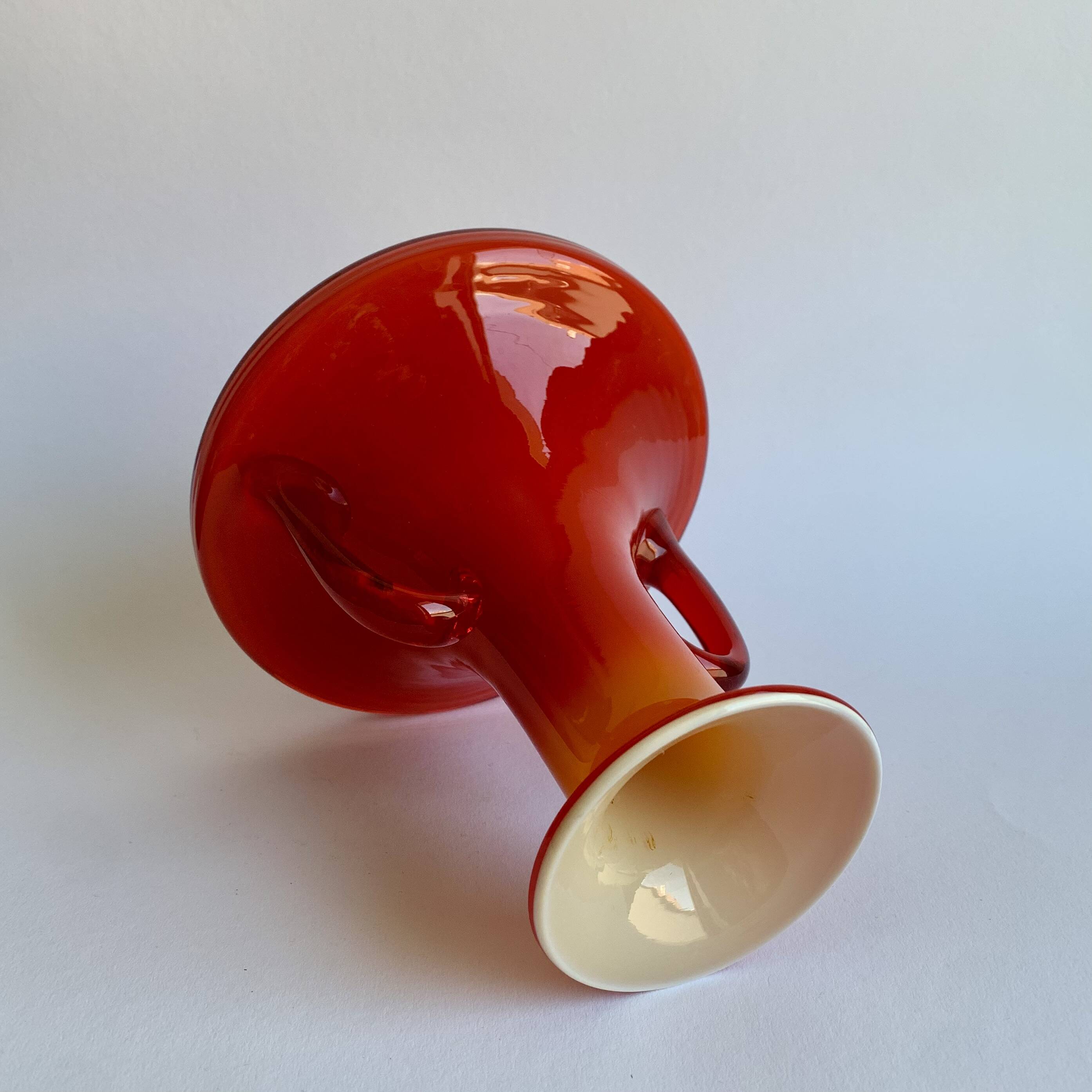 Vintage Glass Vase – 1970s