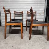 Vintage Scandinavian chairs Gessef teak 1960