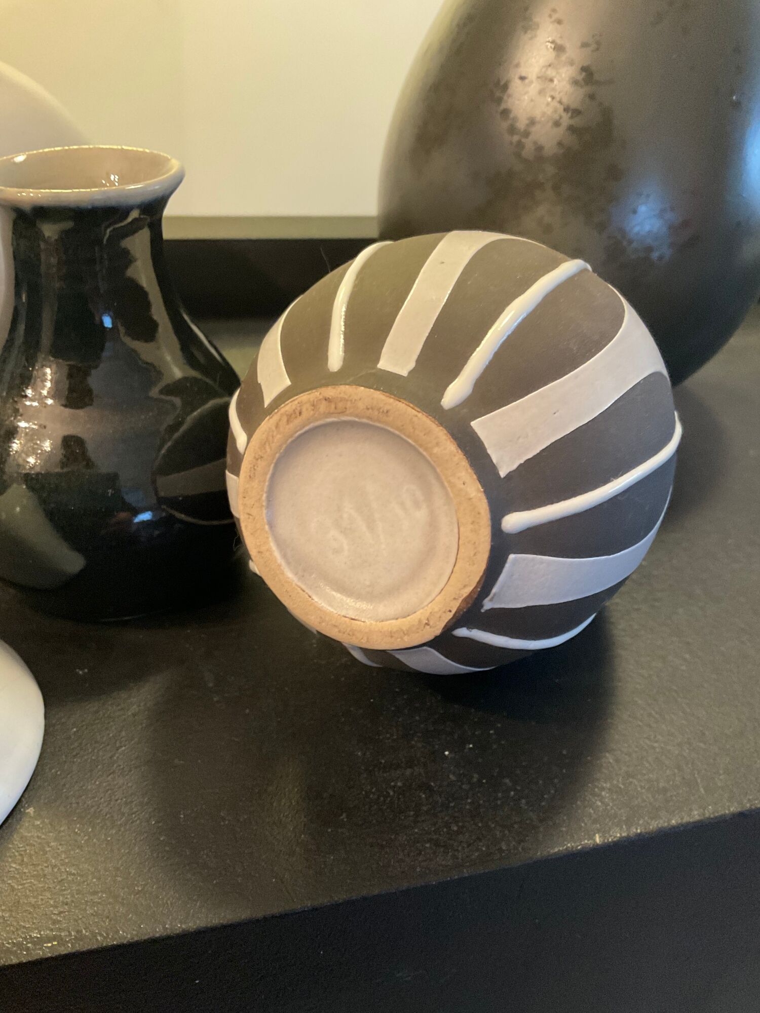Series of 7 vintage ceramic vases 60s-70s