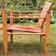 A pair of Danish beechwood and leather Safari armchairs - 1960