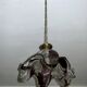Large art glass pendant light, Pertti Santalahti for Humppila, Norway 1960s