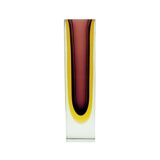 XXL Mid-Century Sommerso Murano Glass Vase by F.Poli for Mandruzzato, 1970s