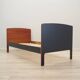 Lit en teck, design danois, années 1970, production : Danemark