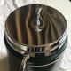 Ice bucket 1970 green leather