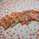Lot de nappe et 6 serviettes de table vintage