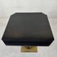 Hollywood regency coffee table / side table black and gold
