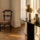Napoleon III chair reinterpreted – Leopard seat & patinated black wood